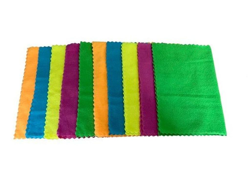 CONJUNTO DE 10 PANOS MICROFIBRA POLEGAR 30X40CM