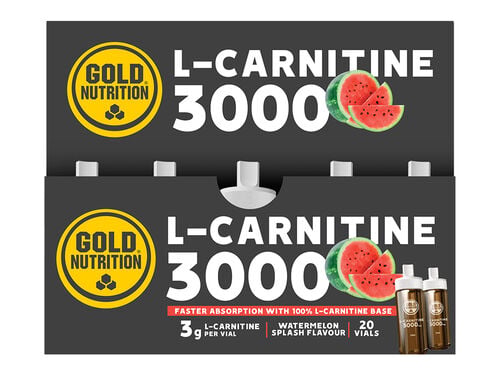 Suplemento Goldnutrition L-cartinine 3000 Melancia 20un Suplemento Goldnutrition L-cartinine 3000 Melancia 20un