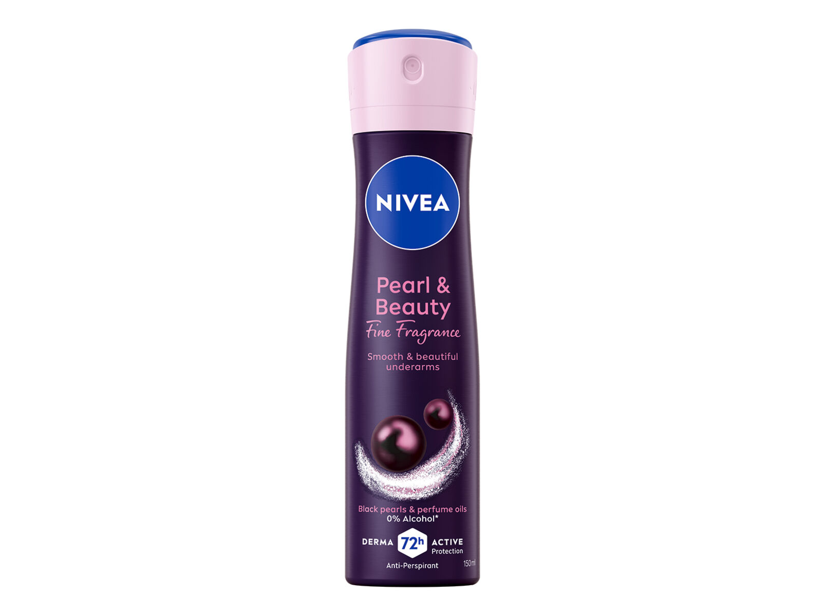 DESODORIZANTE SPRAY NIVEA PEARL & BEAUTY BLACK 150 ML image number 0
