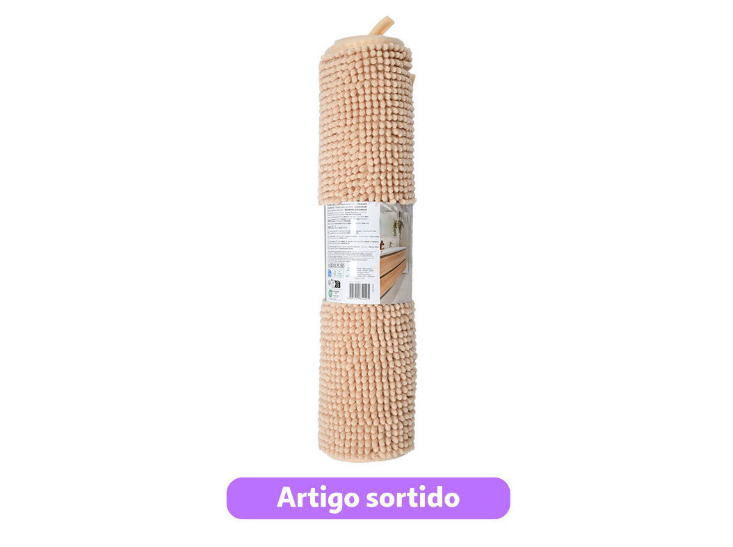 TAPETE CASA BANHO ACTUEL 100% POLI&Eacute;STER RECICLO 50X80CM CORES SORTIDAS image number 3