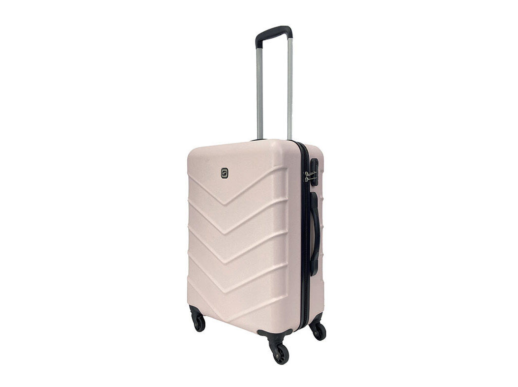 MALA DE CABINE R&Iacute;GIDA AIRPORT ROSA 4 RODAS 55X22X35CM image number 0