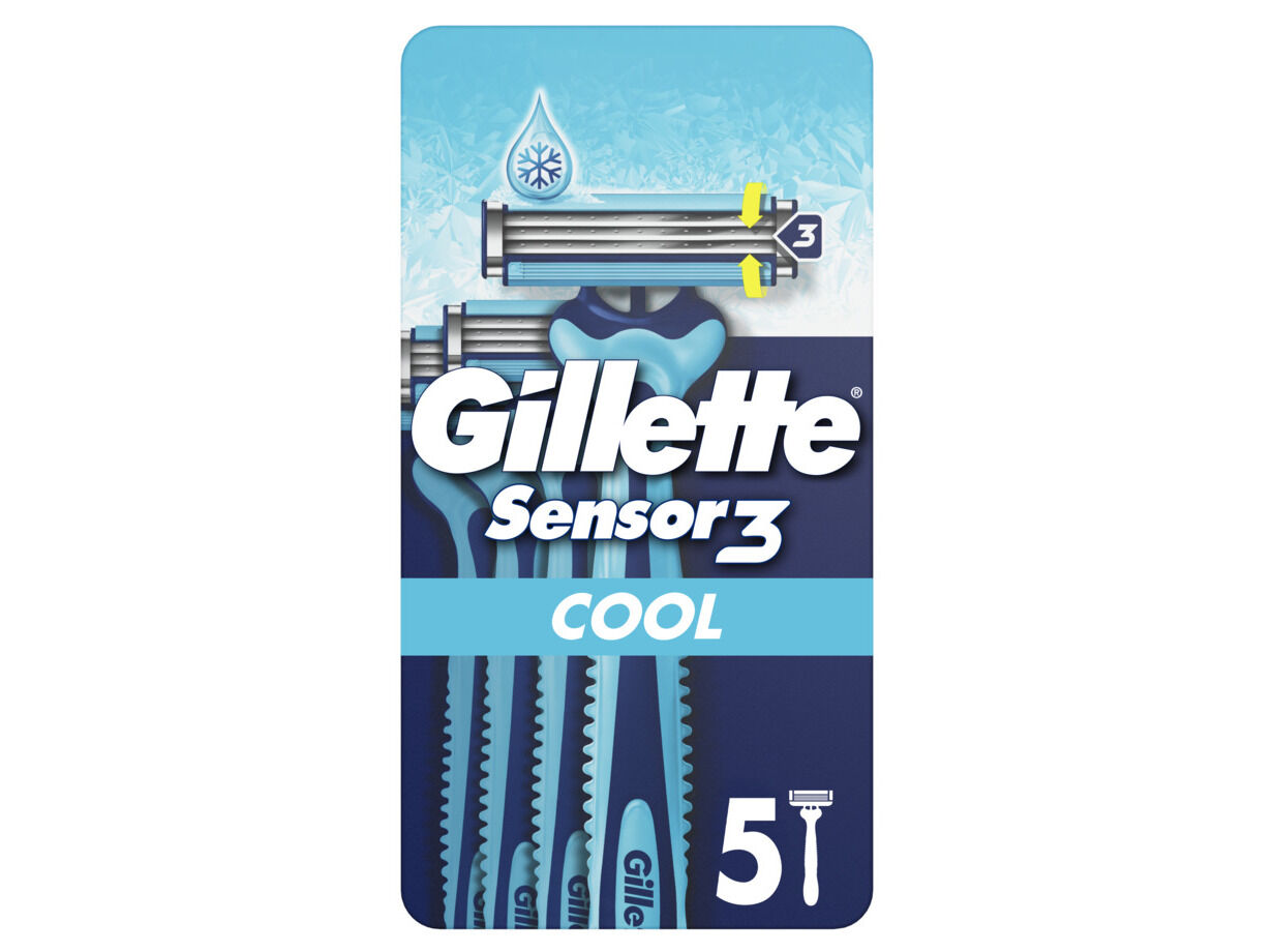L&Acirc;MINAS DESCART&Aacute;VEIS GILLETTE SENSOR3 COOL 4+1UN image number 0