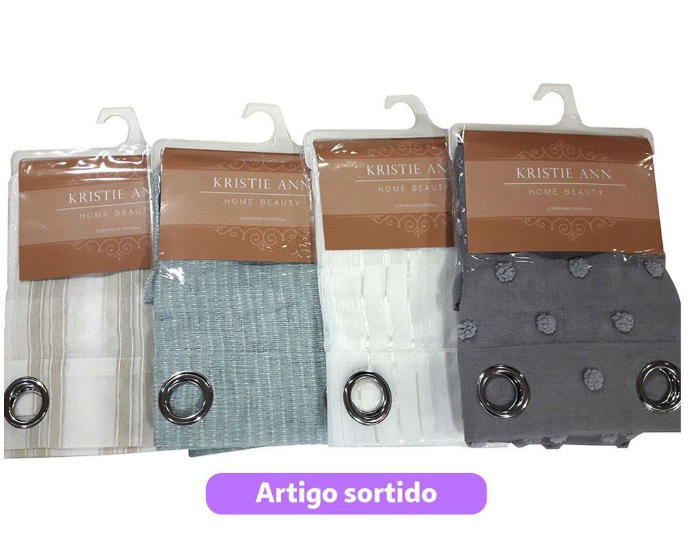 CORTINADO 140X240CM CORES SORTIDAS