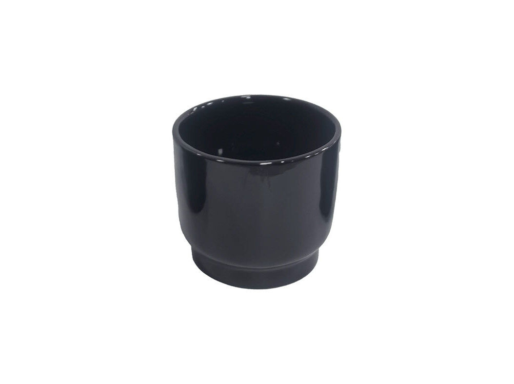 VASO CER&Acirc;MICA GARDENSTAR PRETO &Oslash;15XA13CM image number 0