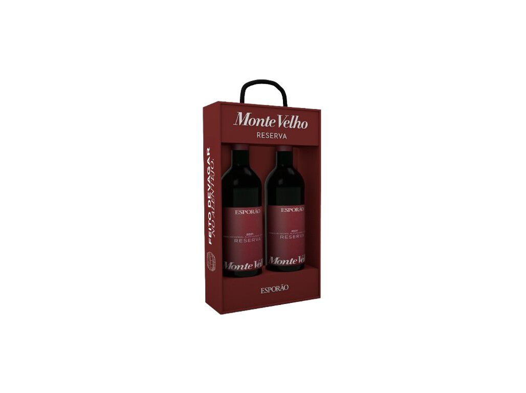CONJUNTO VINHO MONTE VELHO RESERVA ALENTEJO 2X0.75L image number 0