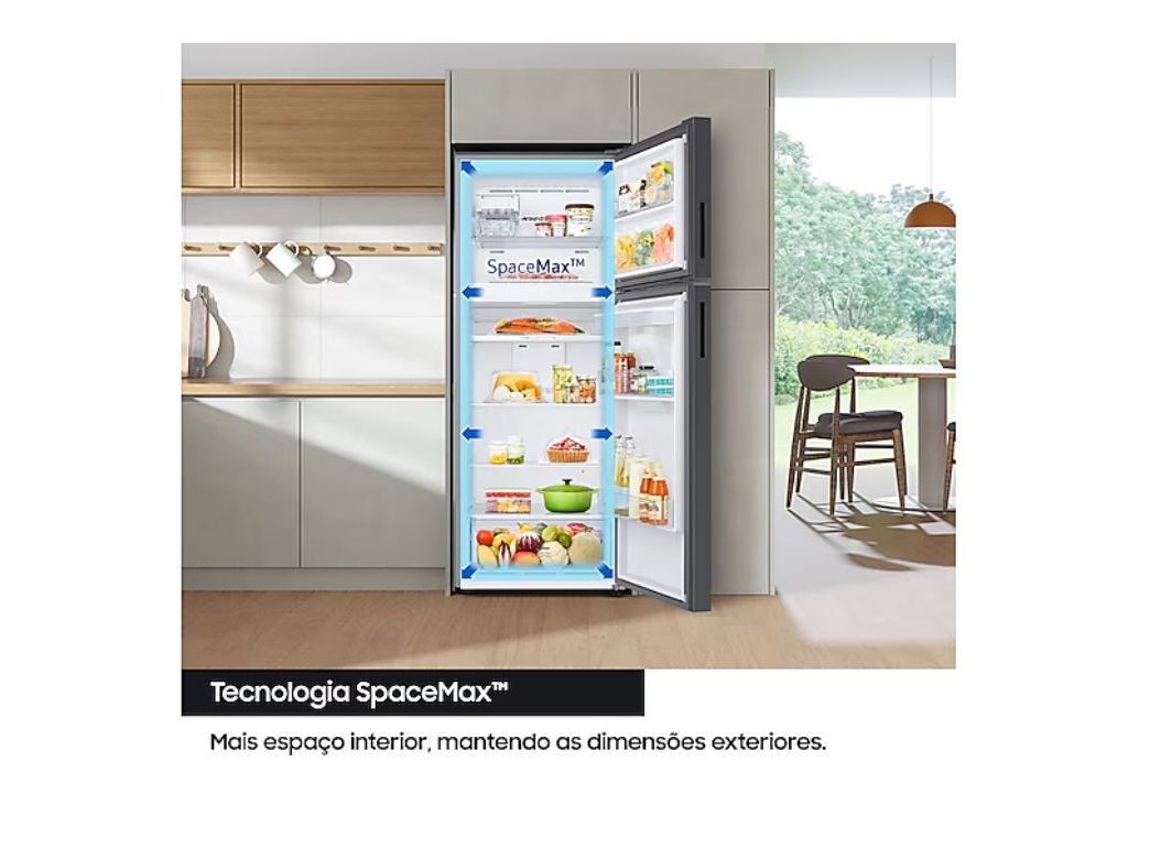 FRIGOR&Iacute;FICO 2 PORTAS SAMSUNG RT47CG6626S9 OPTIMAL FRESH+ 465L INOX image number 4