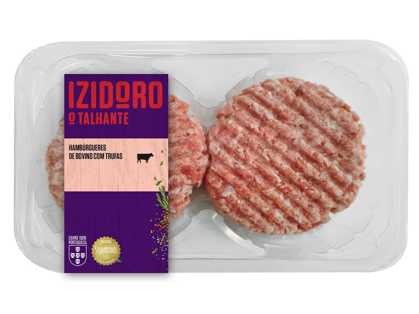 HAMBURGUER DE BOVINO COM AROMA TRUFAS 300GR image number 0