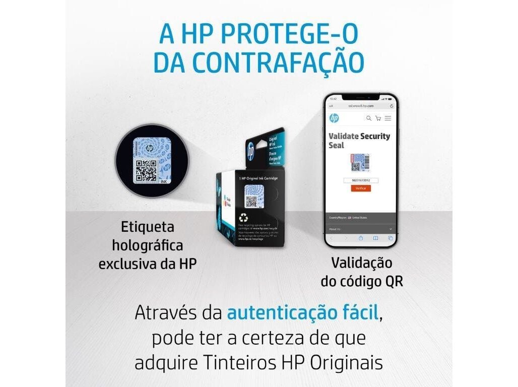 TINTEIRO ORIGINAL HP N9K07AE#301 TRI 304XL image number 10