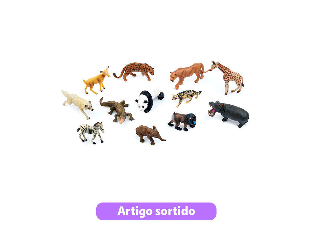 ANIMAIS DA SELVA ONE TWO FUN MODELOS SORTIDOS