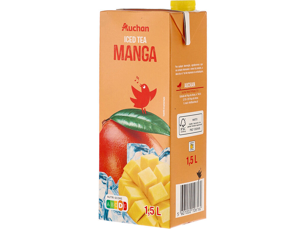 ICED TEA AUCHAN MANGA BRICK 1.5L image number 2