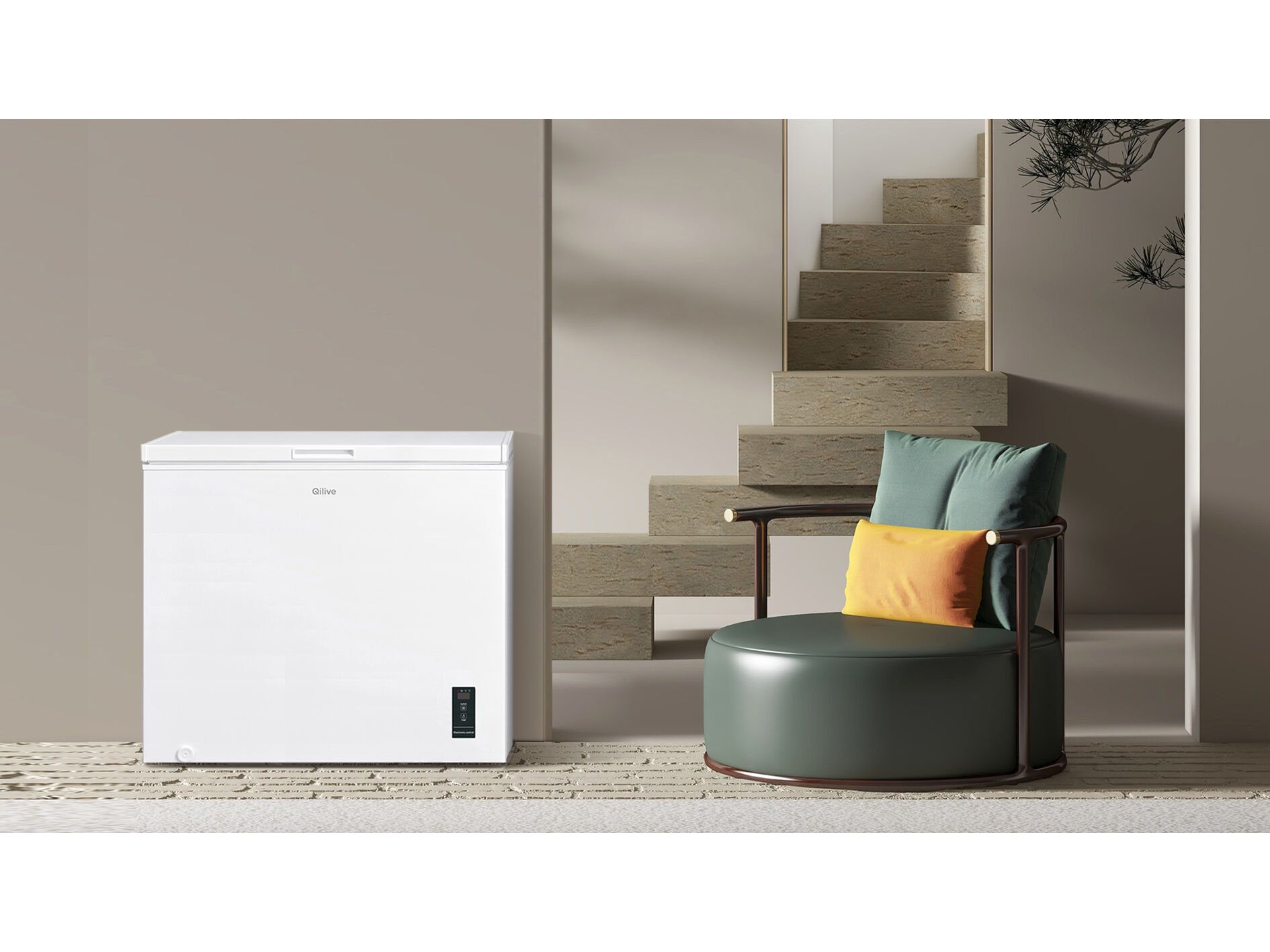 ARCA CONGELADORA HORIZONTAL QILIVE Q.6837 198L image number 2