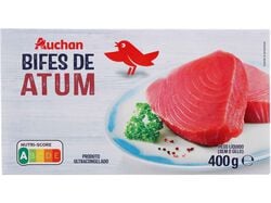 BIFES DE ATUM AUCHAN ULTRACONGELADOS 400G