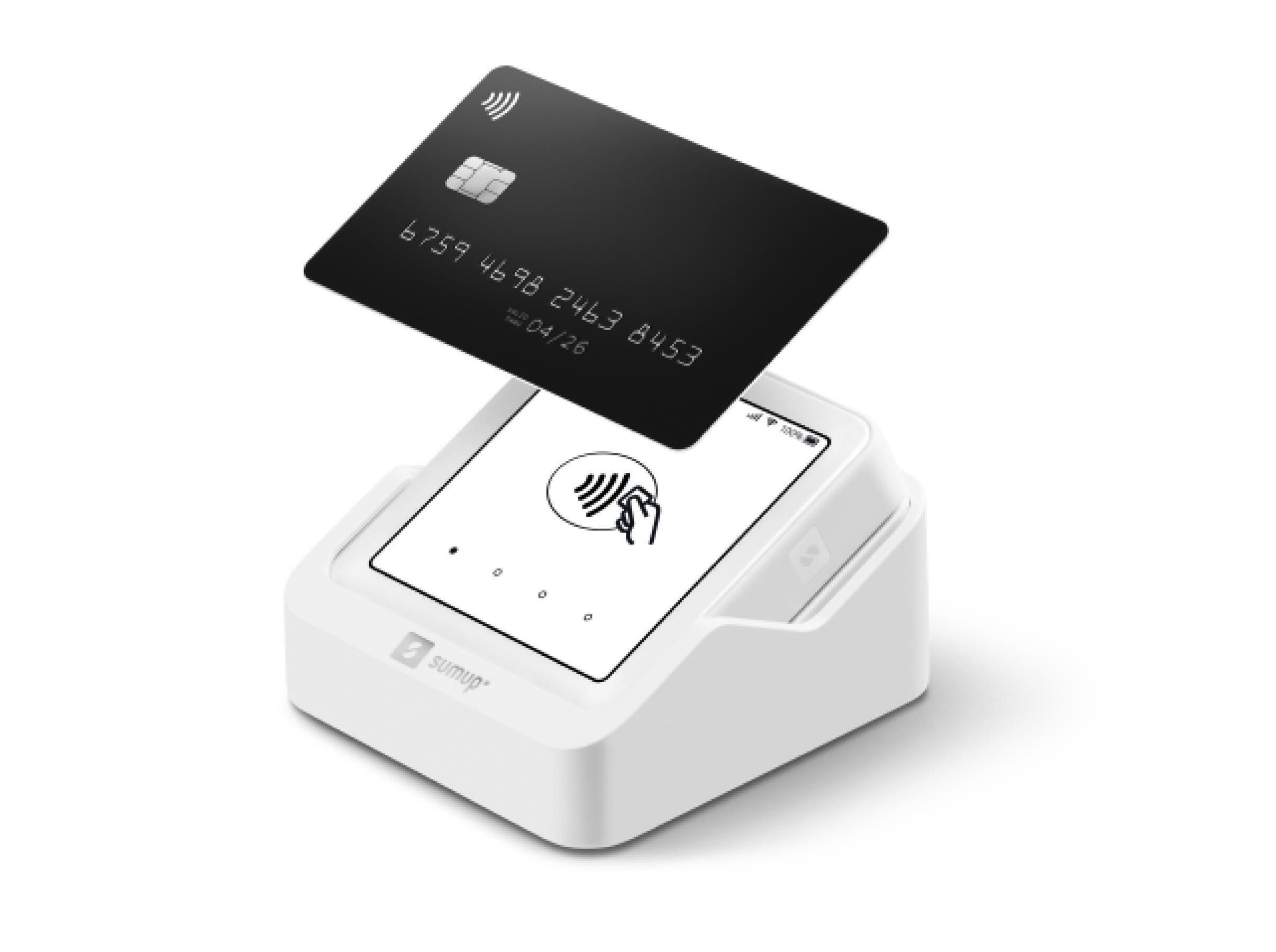 TERMINAL PAGAMENTO SUMUP SOLO 4G WIFI + BASE DE CARGAMENTO