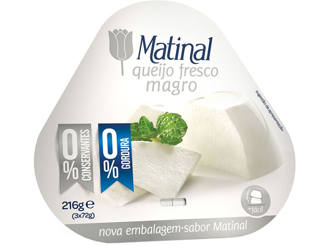 QUEIJO MATINAL FRESCO MAGRO 3X72 G
