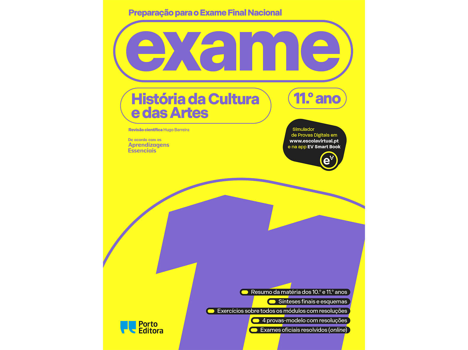 LIVRO PREPARA&Ccedil;&Atilde;O PARA O EXAME FINAL NACIONAL - HISTORIA E CULTURA DAS ARTES 11&ordm; image number 0