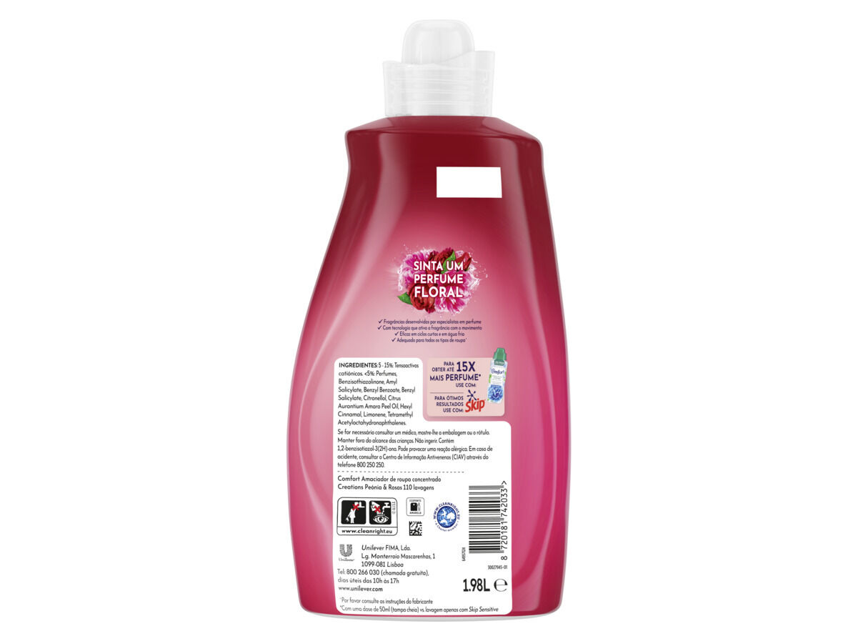 AMACIADOR COMFORT CREATIONS PE&Oacute;NIA & ROSAS 110D image number 1