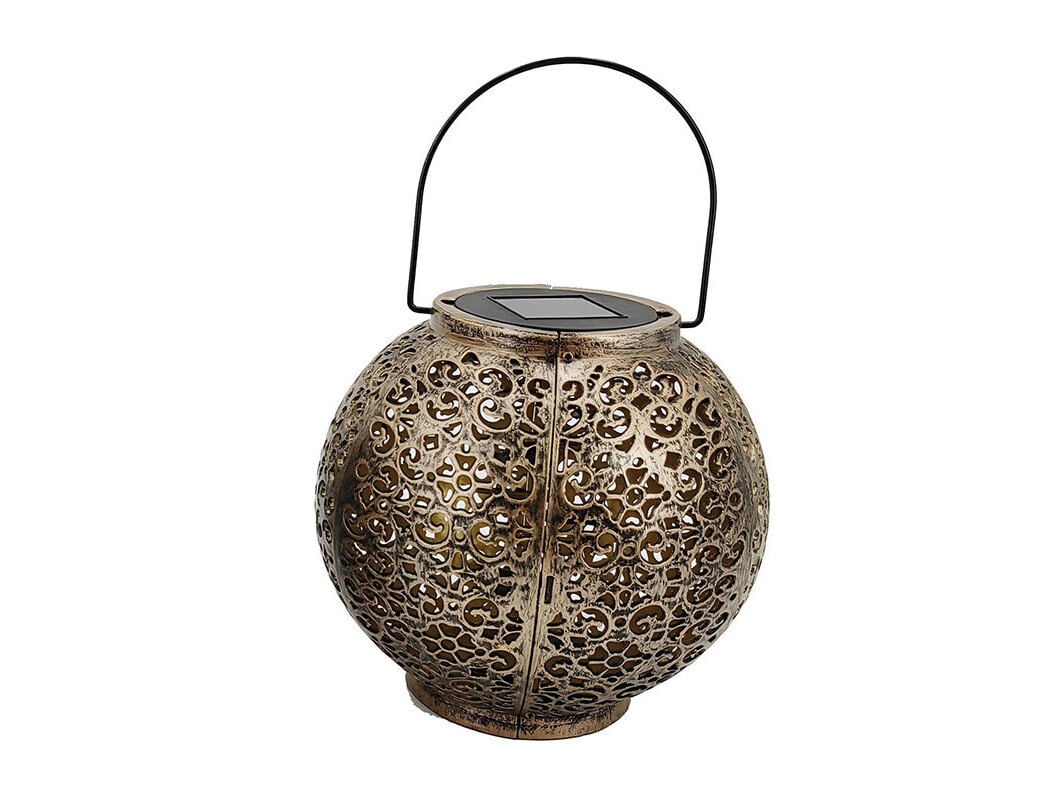 LANTERNA SOLAR GARDENSTAR COBRE 18.5X17CM