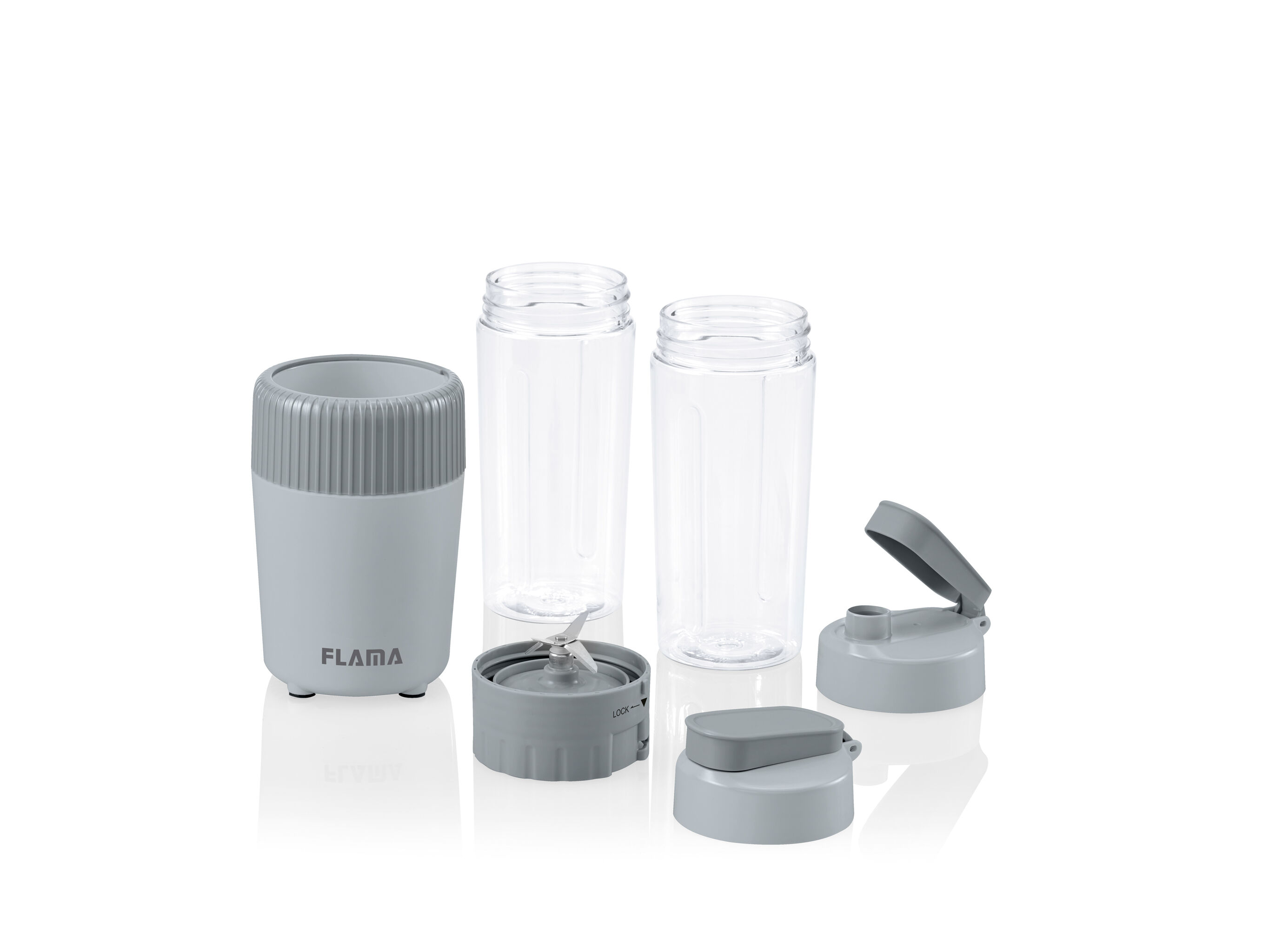 LIQUIDIFICADORA FLAMA 2222FL TO-GO STONE GRAY 300W 0.6 L image number 3