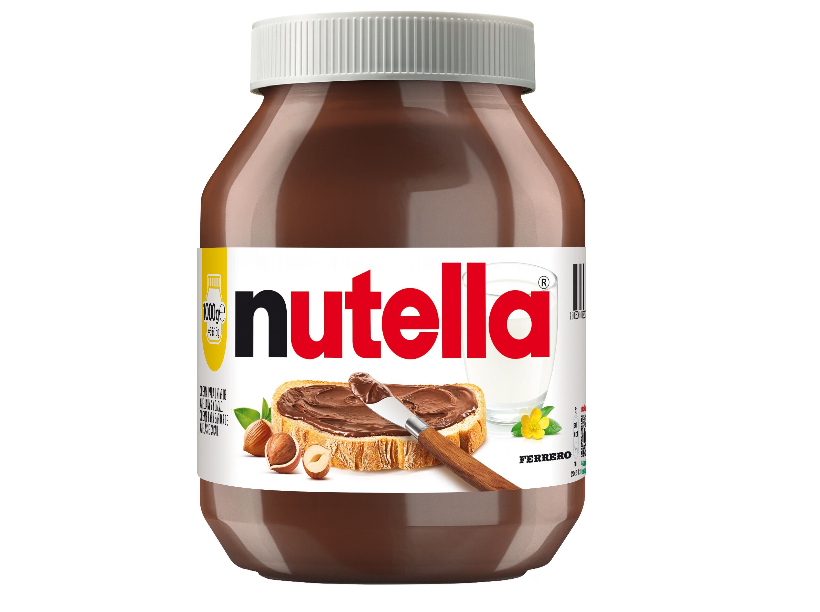 CREME DE BARRAR NUTELLA 1 KG image number 0