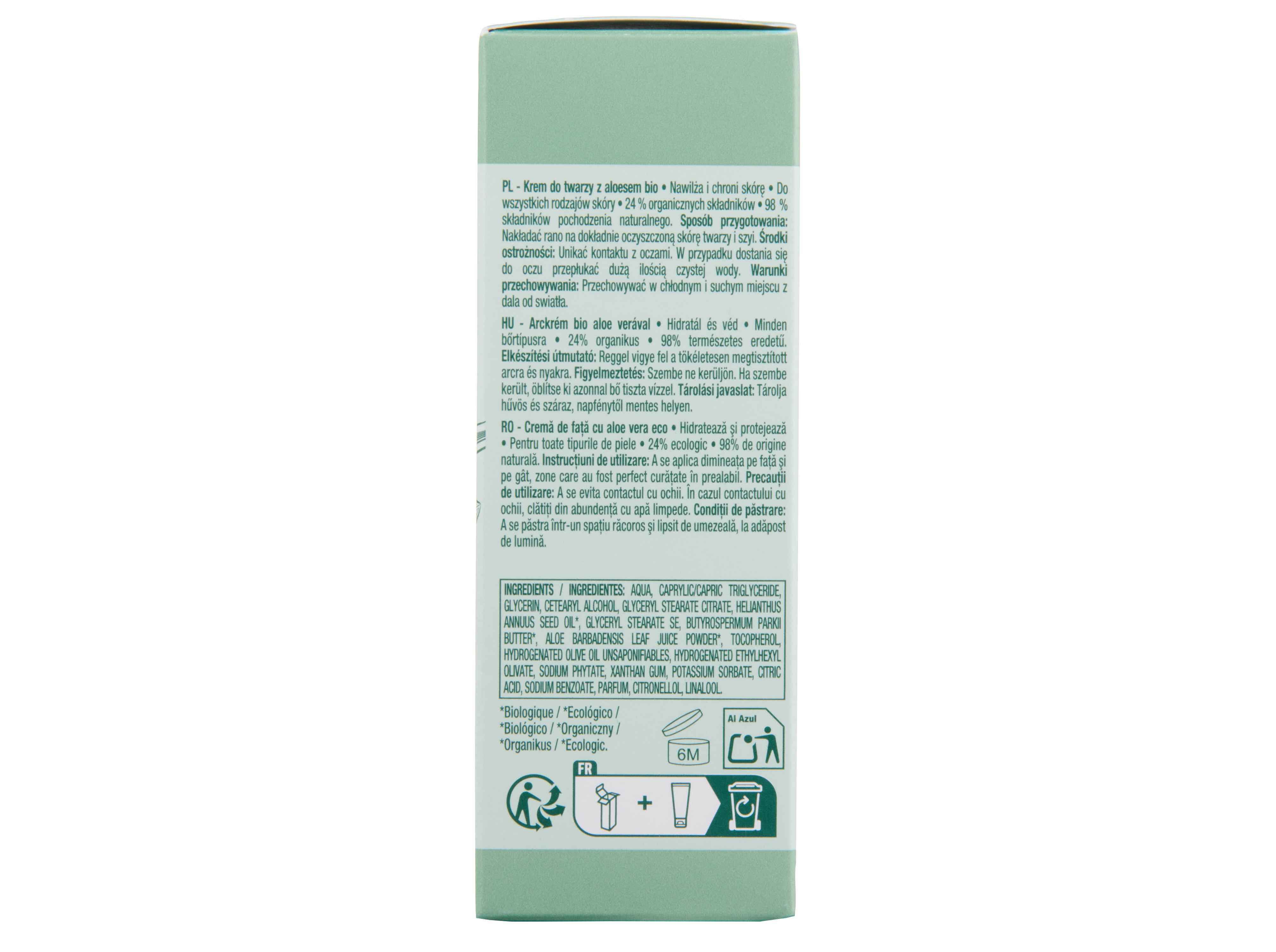 CREME ROSTO COSMIA BIO ALOE VERA HIDRATA E PROTEGE 50ML image number 4