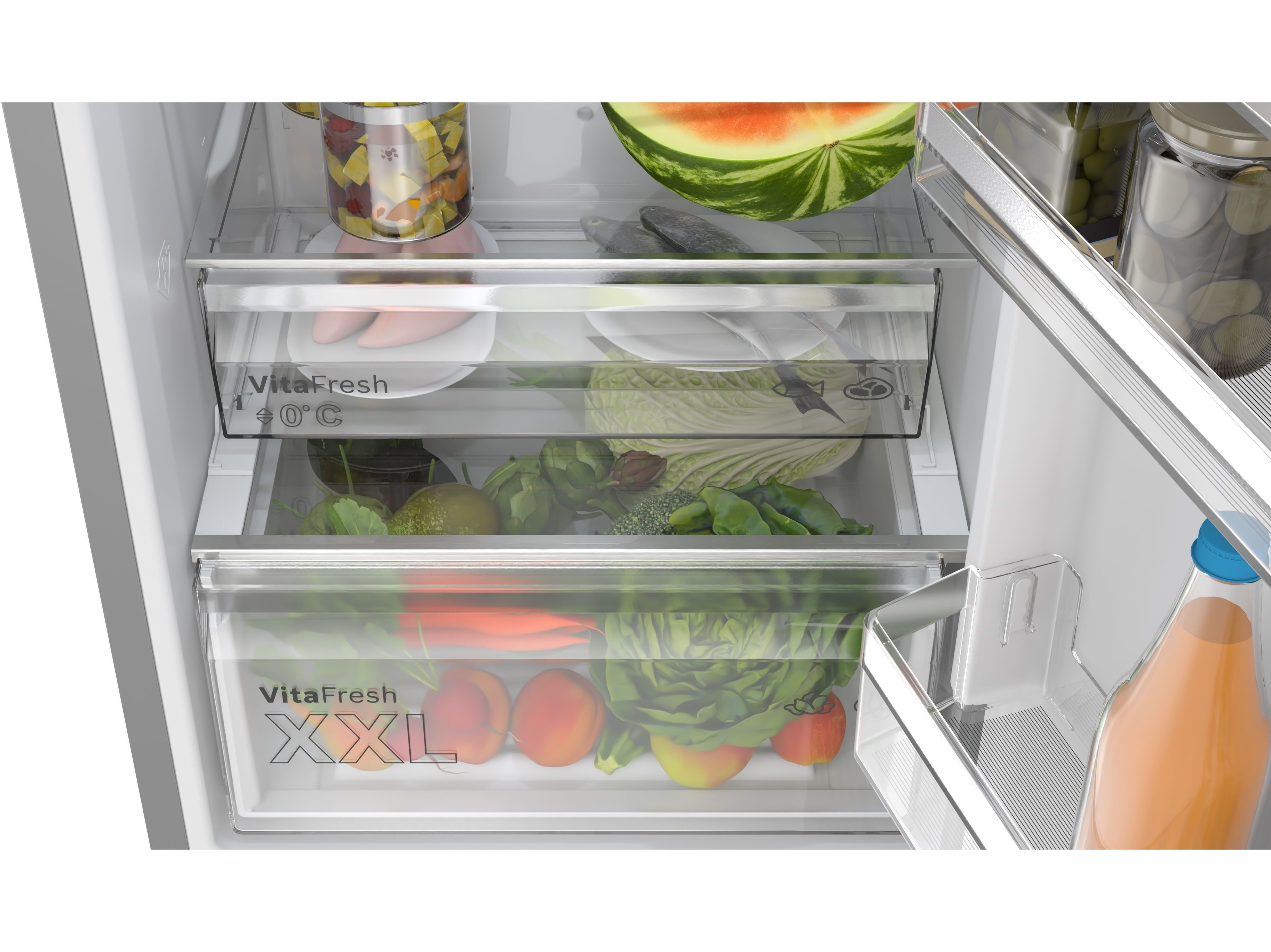 FRIGOR&Iacute;FICO COMBINADO BOSCH KGN397ICT (NO FROST C 203CM 363L INOX ) image number 4