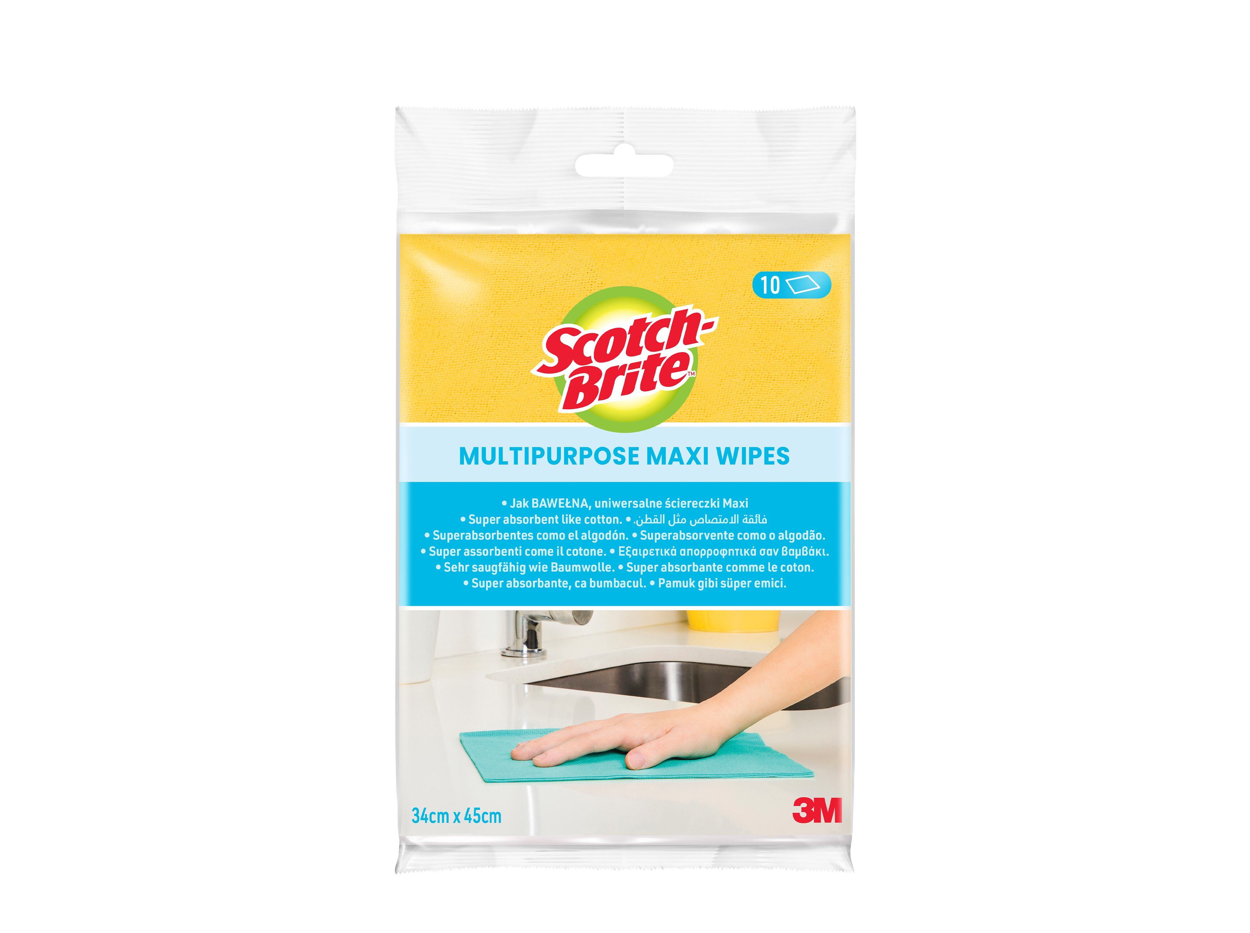 PANO MULTIUSOS SCOTCH BRITE SUPER ABSORVENTE 10UN image number 1