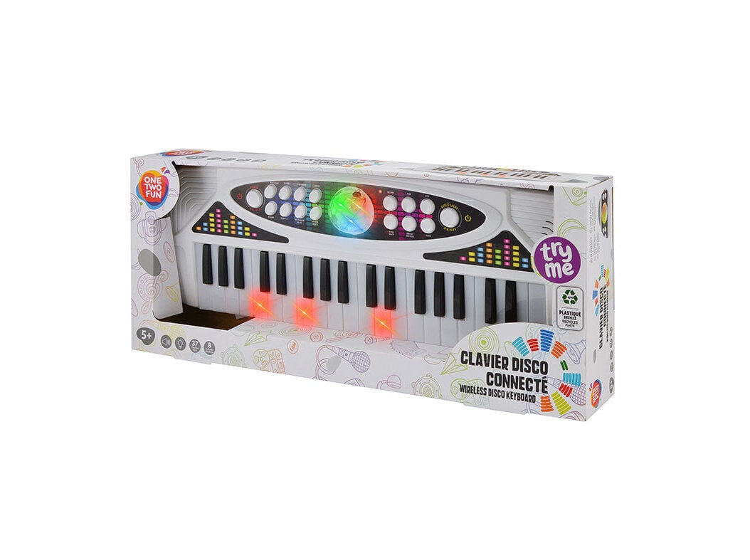 TECLADO 37 TECLAS ONE TWO FUN COM BLUETOOTH