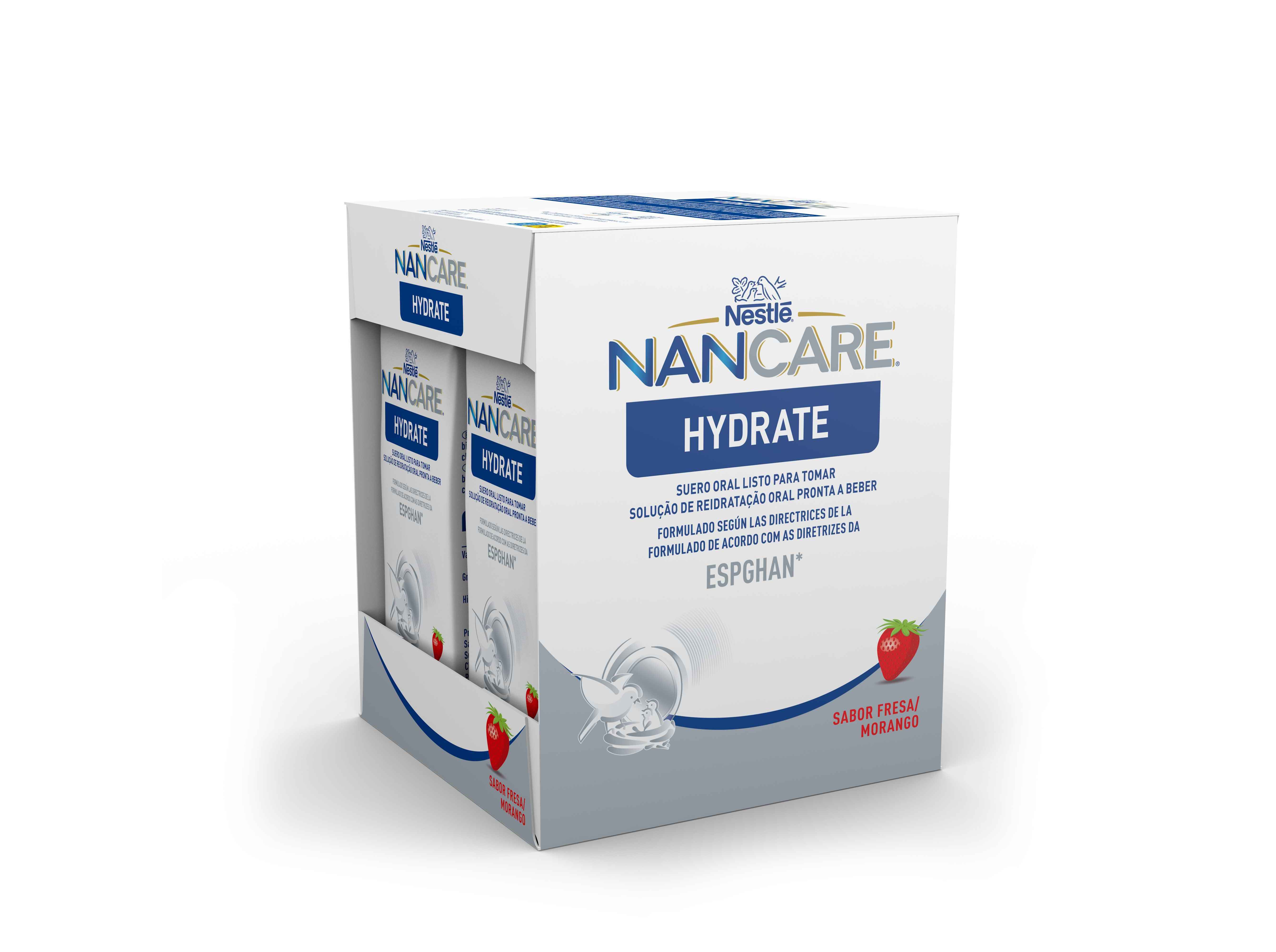 SUPLEMENTO NANCARE HYDRATE MORANGO 4X200ML image number 1