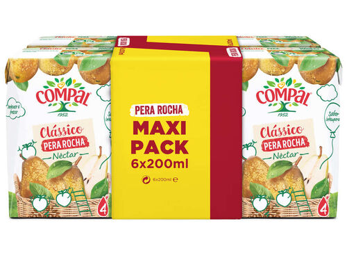 Nectar Classico Compal Pera 6x0.2l | Auchan