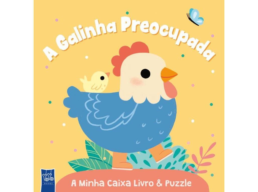 LIVRO A MINHA CAIXA LIVRO & PUZZLE - A GALINHA PREOCUPADA