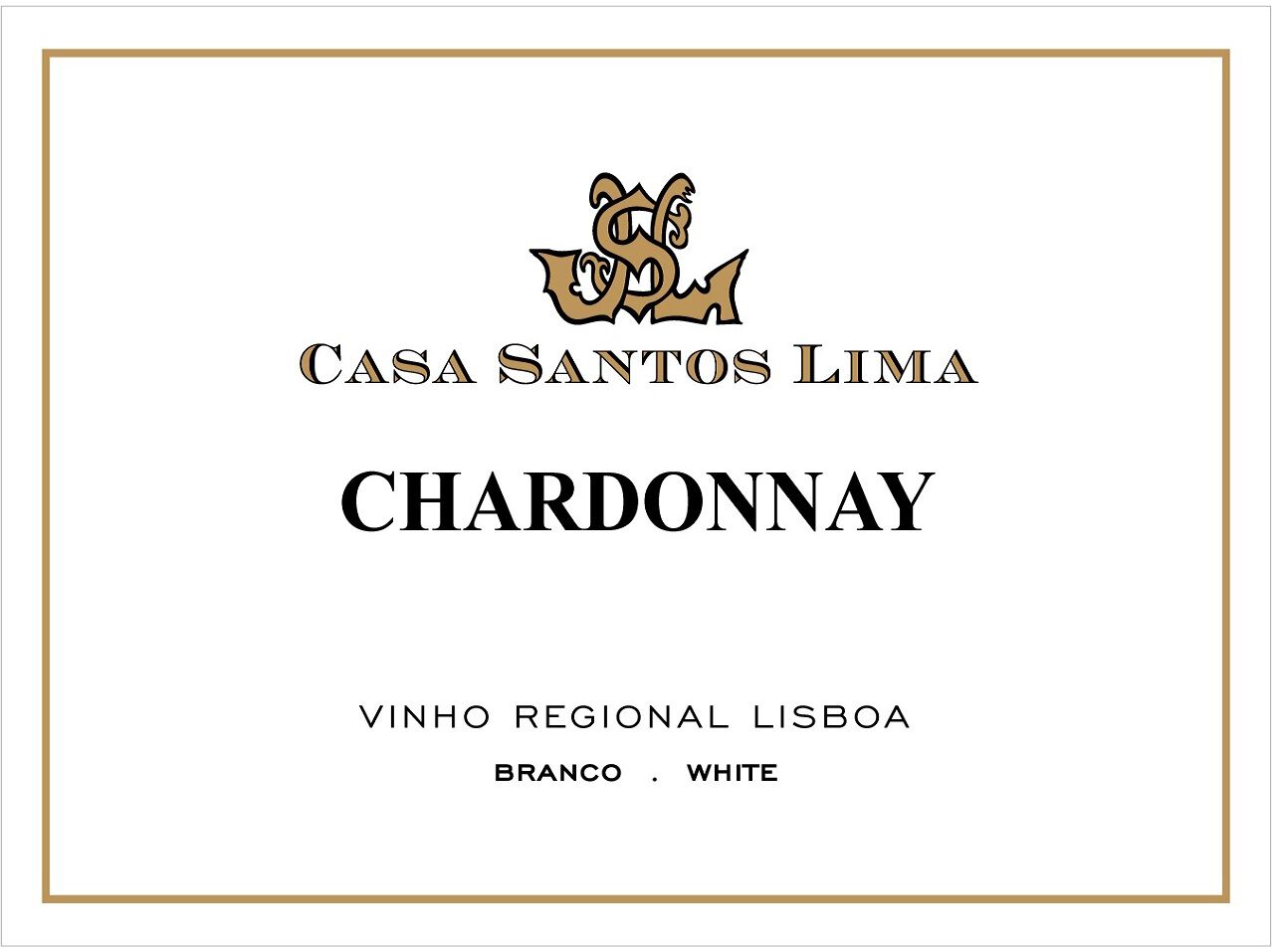 VINHO BRANCO CASA SANTOS LIMA CHARDONNAY REGIONAL LISBOA 0.75L image number 1
