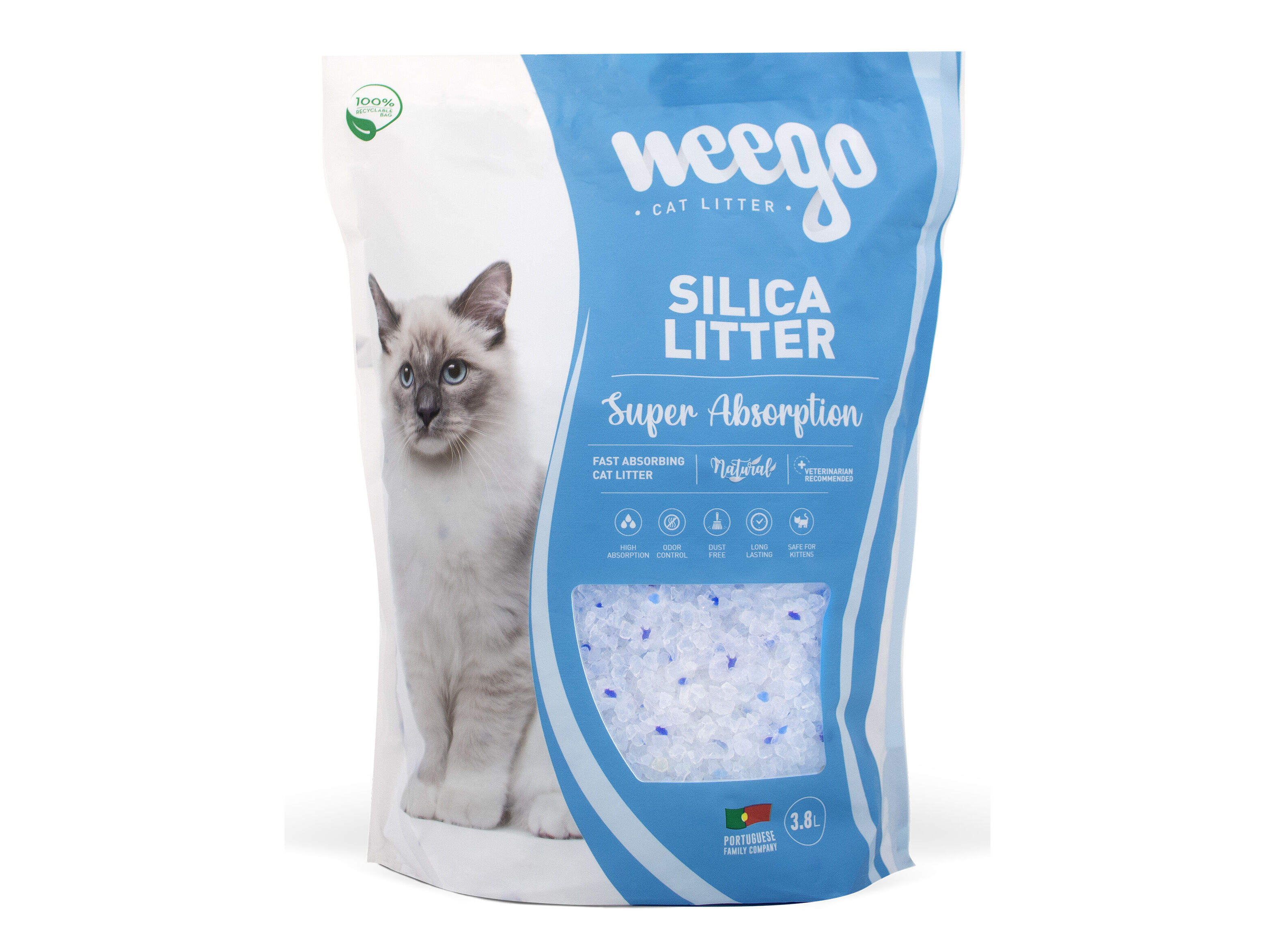 S&Iacute;LICA GEL PARA GATO WEEGO 3.8L