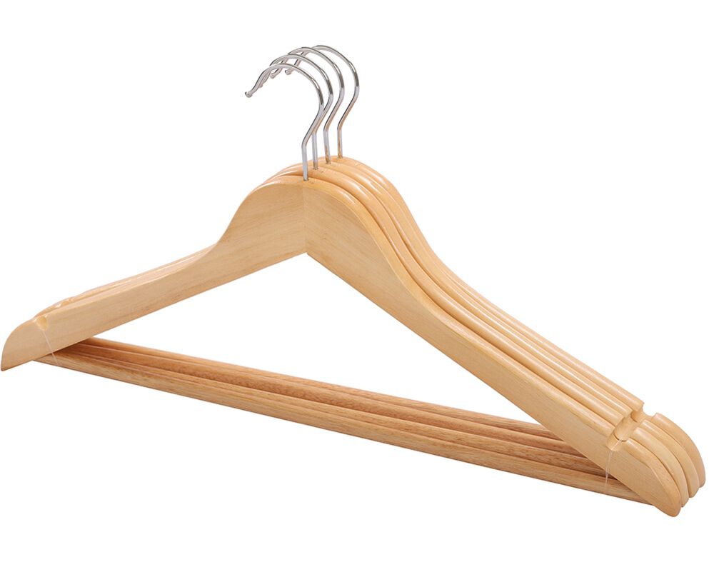 CABIDE COM BARRA ACTUEL EM EM MADEIRA PACK 4 UNIDADES