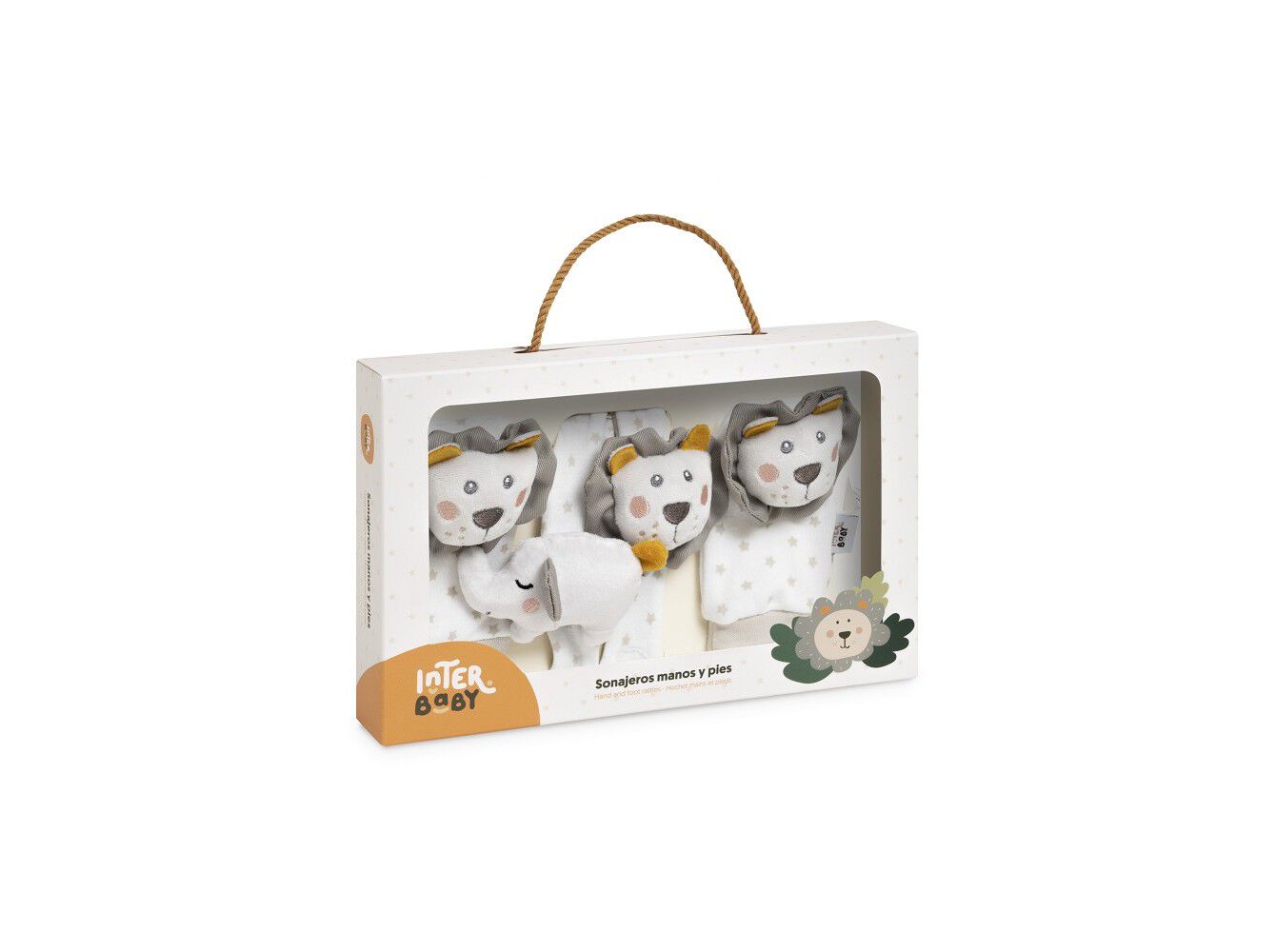 CHOCALHOS DE M&Atilde;O E P&Eacute; INTERBABY LE&Atilde;O