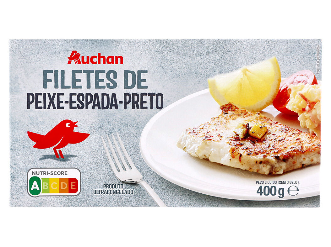 FILETES DE PEIXE ESPADA PRETO AUCHAN 400G