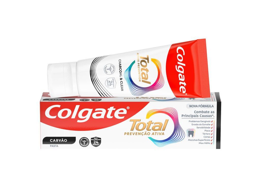 PASTA DE DENTES PROTE&Ccedil;&Atilde;O TOTAL CARV&Atilde;O COLGATE 75 ML image number 0