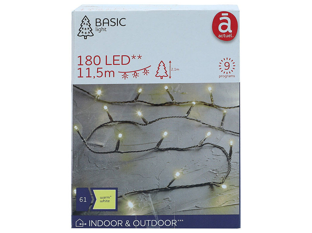 LUZES AMARELAS ACTUEL EXTERIOR 180LED image number 1