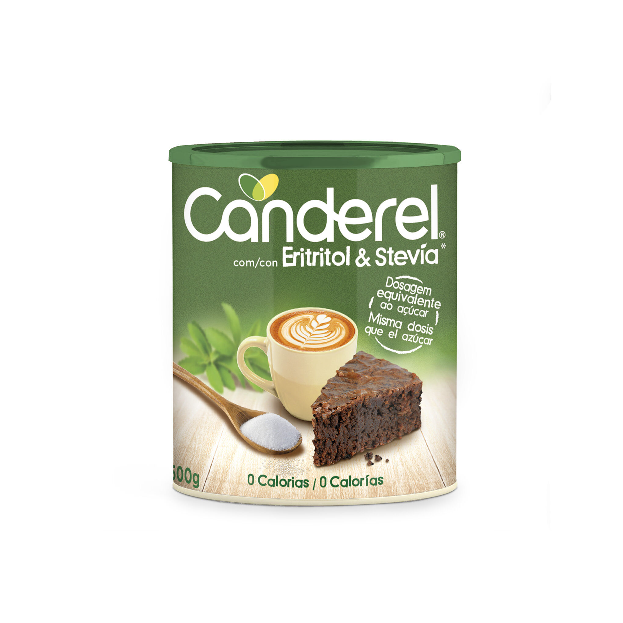ADO&Ccedil;ANTE CANDEREL ERITRITOL & STEVIA GREEN NATURAL 500G