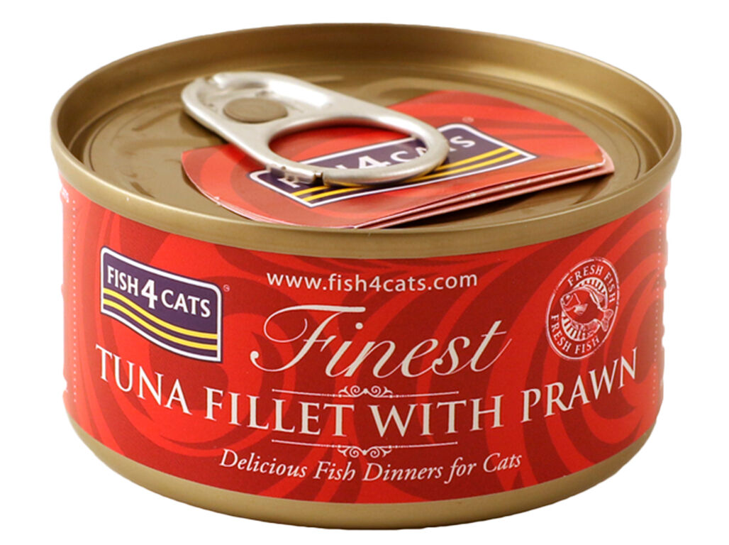 COMIDA H&Uacute;MIDA GATO FISH4CATS ATUM E CAMAR&Atilde;O 70G image number 1