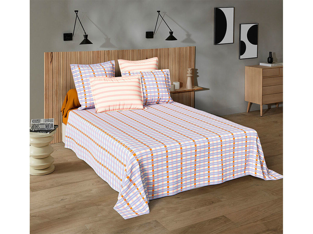 JOGO CAMA ACTUEL 100%POL PRUNELLE 160X280CM image number 0