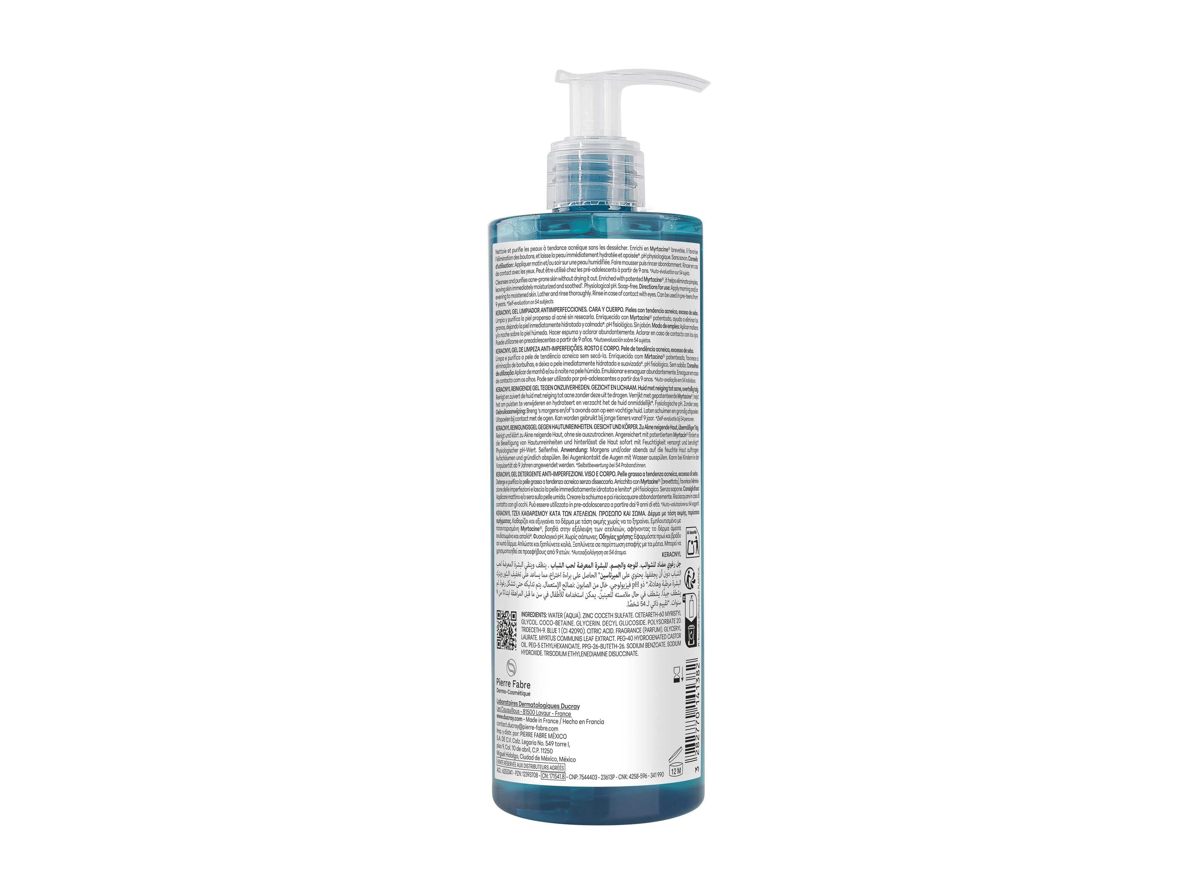 GEL ESPUMA DUCRAY KERACNYL 400ML image number 1