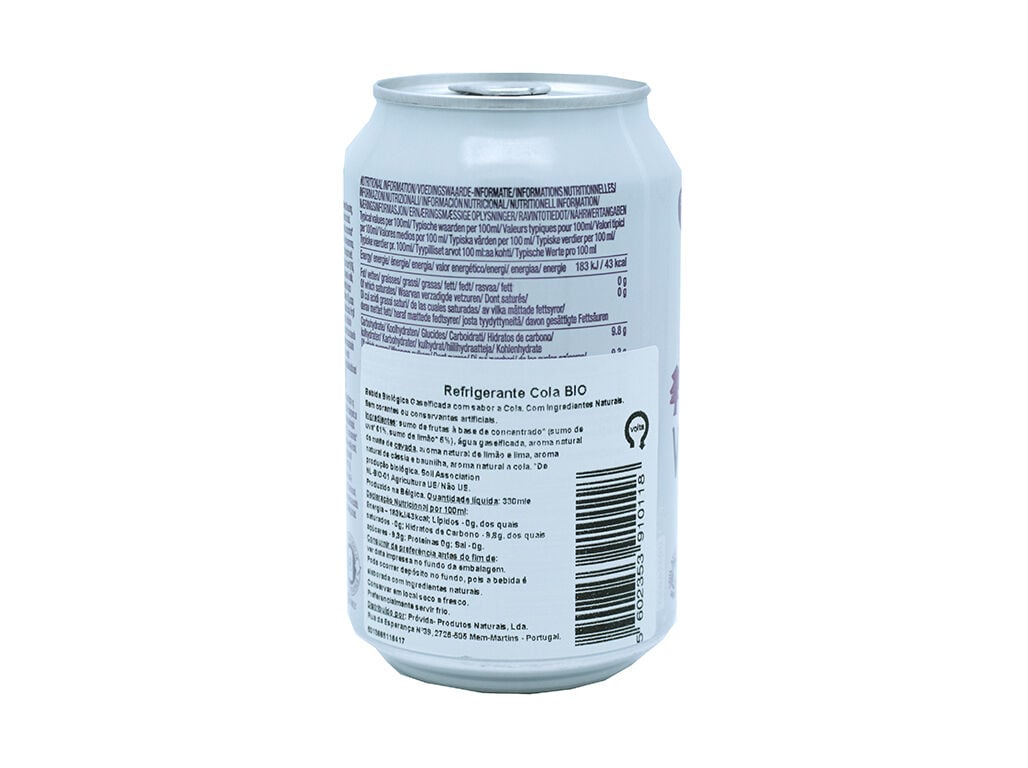 REFRIGERANTE BIO WHOLE EARTH COLA 330ML image number 1