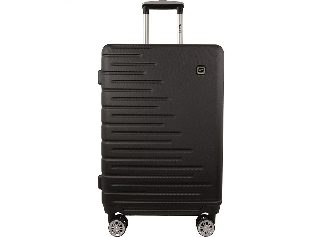 MALA DE VIAGEM M&Eacute;DIA R&Iacute;GIDA AIRPORT PRETO 8 RODAS 65 CM image number 0