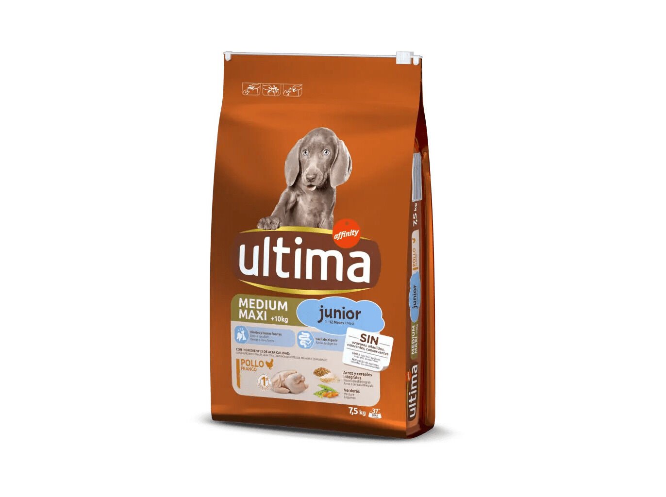 RA&Ccedil;&Atilde;O PARA C&Atilde;O ULTIMA J&Uacute;NIOR 7.5KG