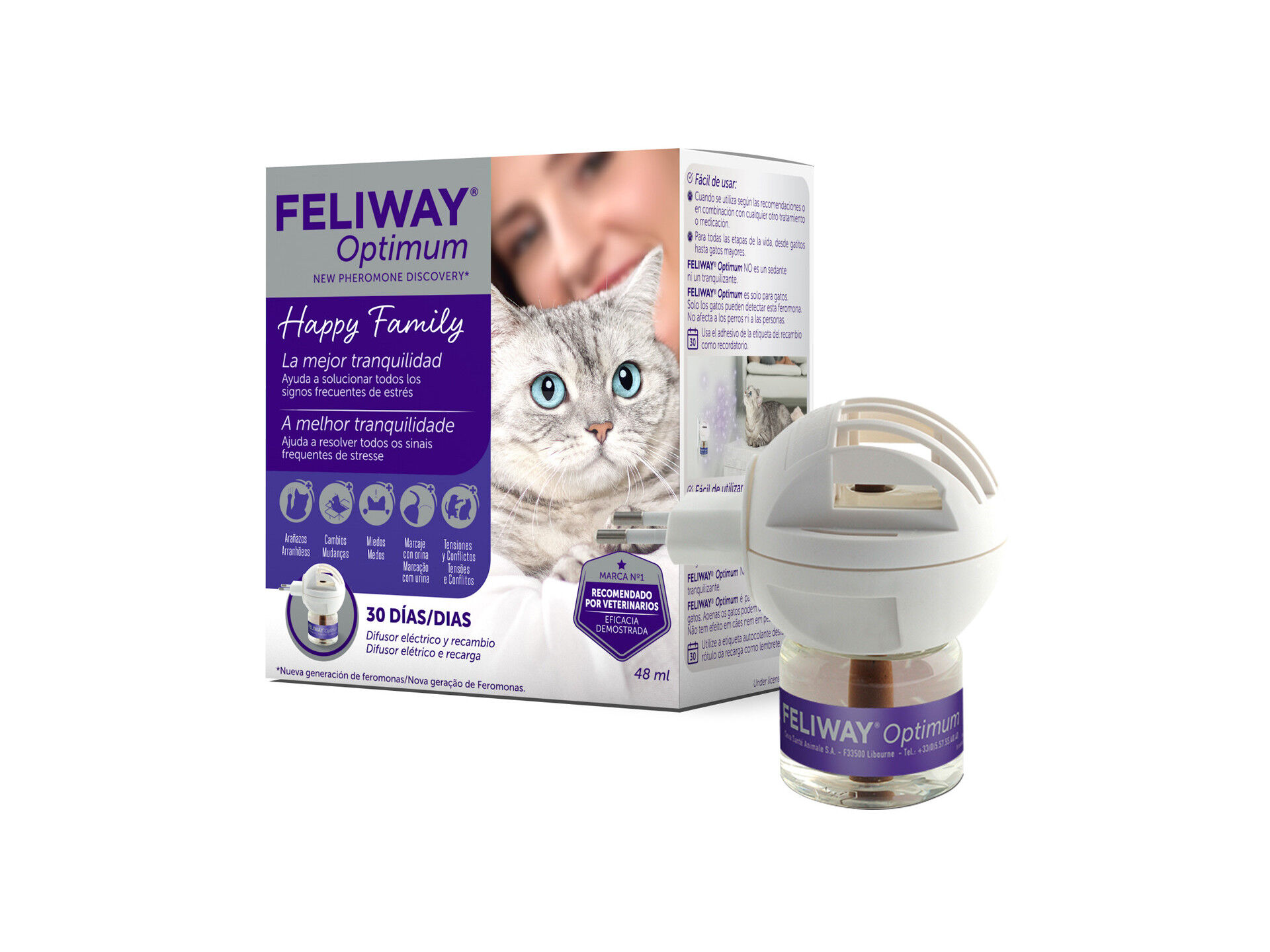 DIFUSOR+RECARGA FELIWAY OPTIMUM 48ML image number 1