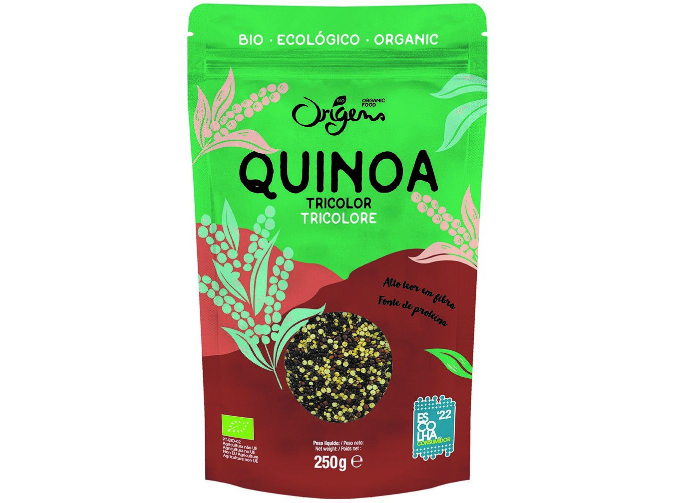 QUINOA ORIGENS TRICOLOR BIO 250G