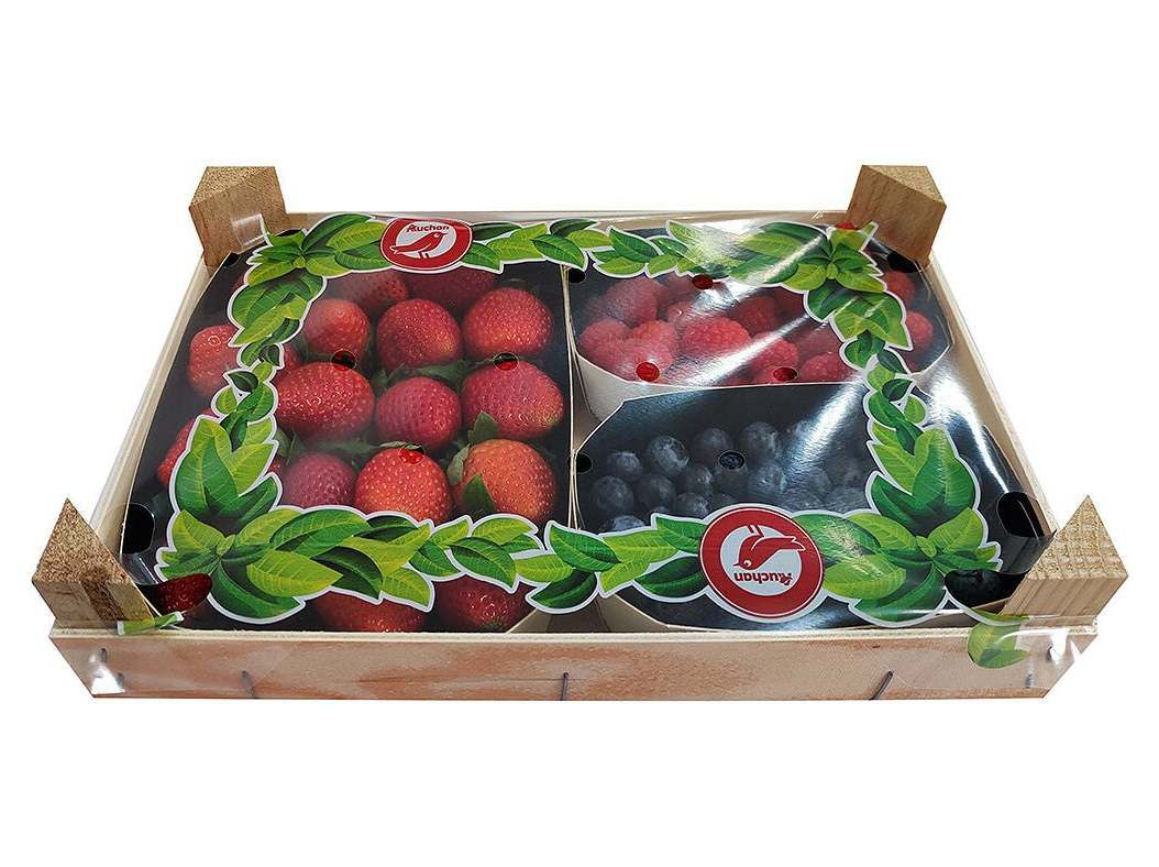 MISTURA FRUTOS VERMELHOS AUCHAN 600 G