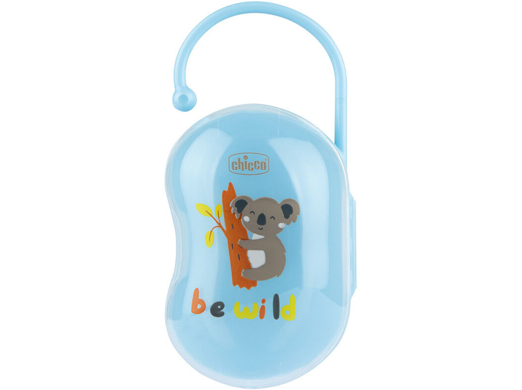 PORTA CHUPETA CHICCO DUPLO AZUL image number 1