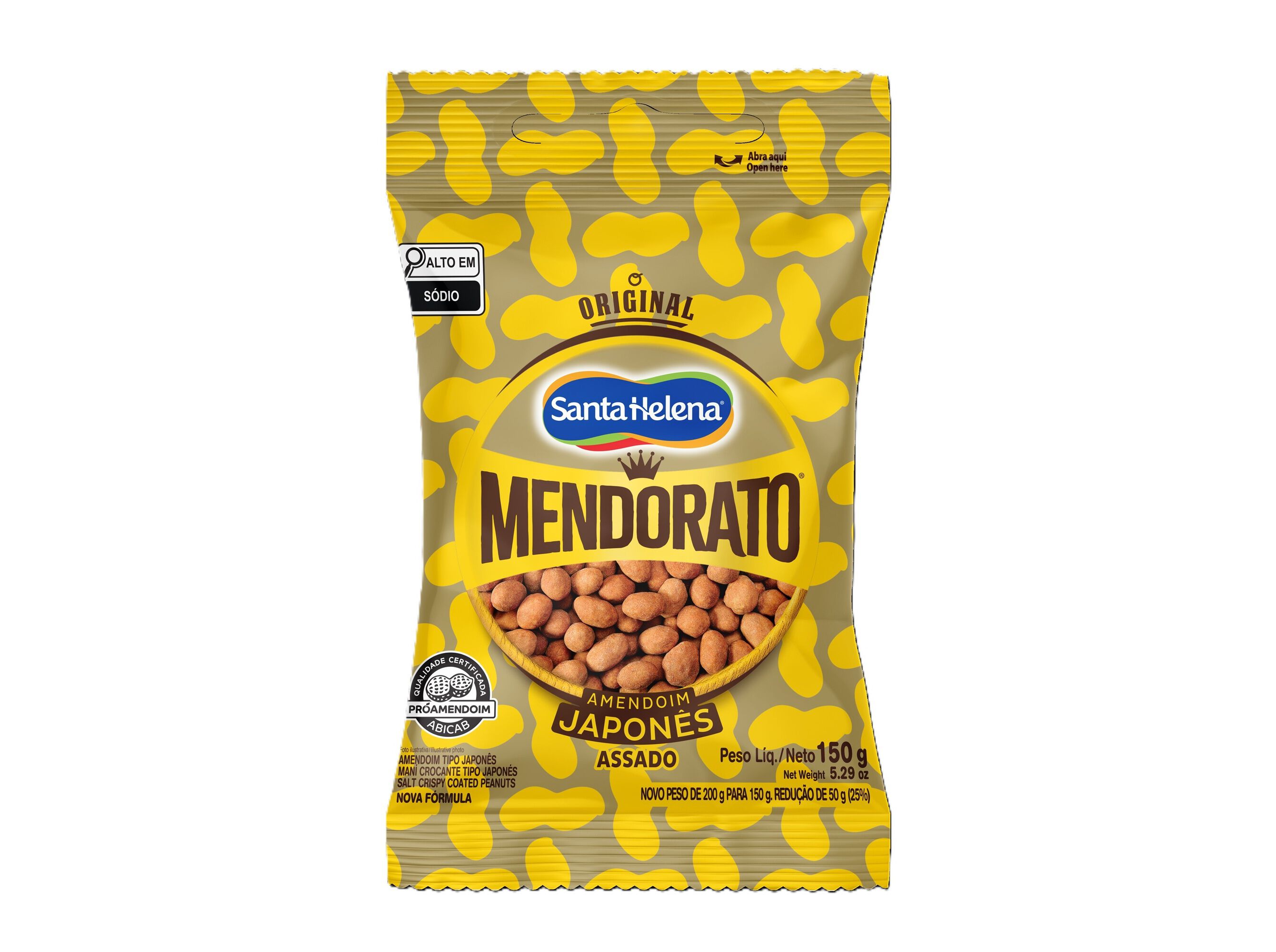 AMENDOIM SANTA HELENA JAPON&Ecirc;S 150G