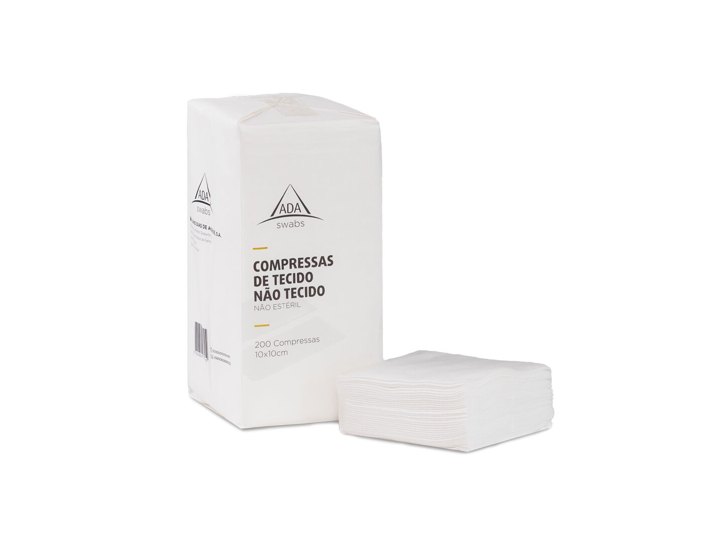 COMPRESSA ADA TNT N&Atilde;O ESTER 10X10 SACO 200UN image number 0